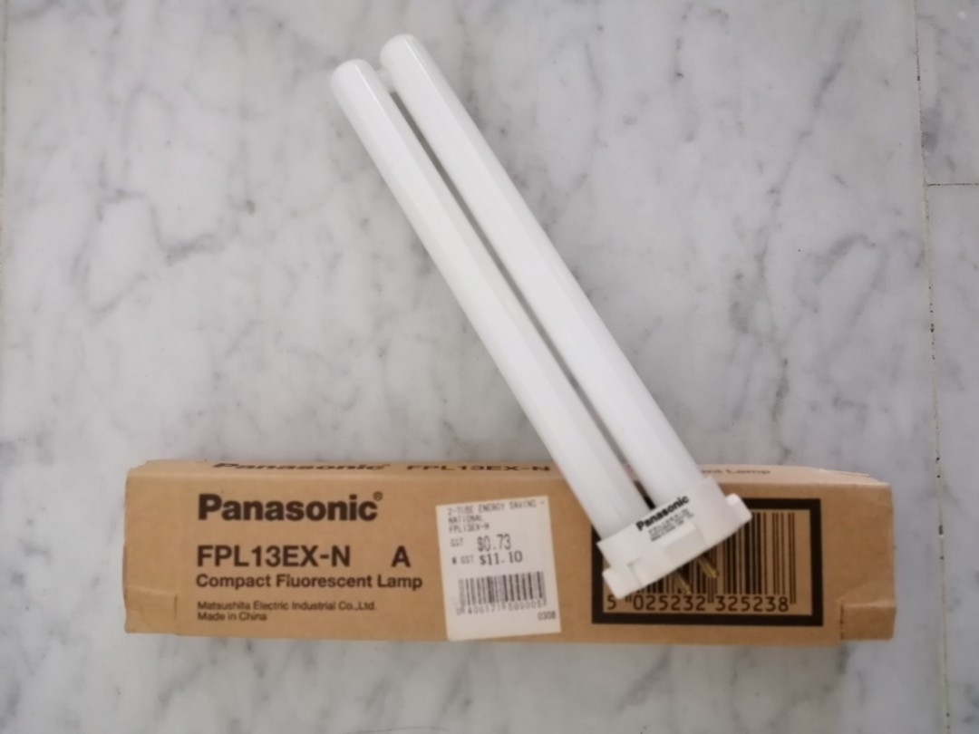 Panasonic FPL13EX-N 13W Fluorescent Lamp – 5000K, 4-Pin – Eye Protection Light – Made In Japan