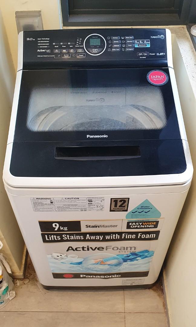 Panasonic NAF90A5 Top Load Washing Machine 9kg, TV & Home Appliances