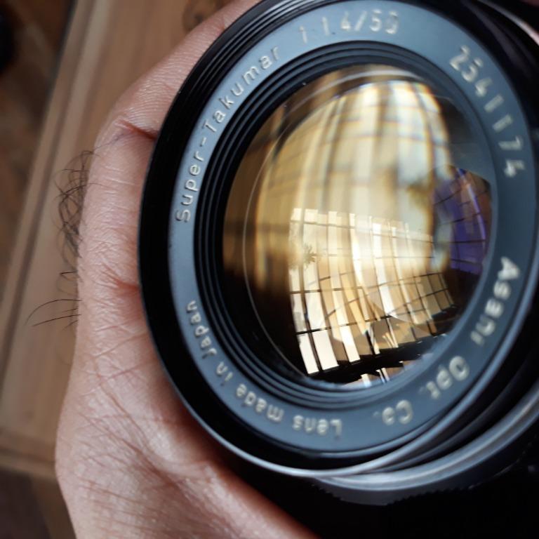 お気にいる】 Pentax ES II Black SMC Takumar 50mm F1.8 aob.adv.br