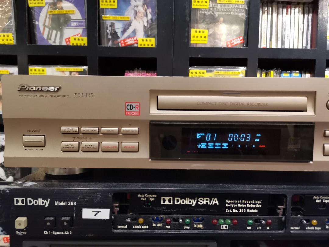 Pioneer PDR-D5 CD RECORDER, 音響器材, 錄音機- Carousell