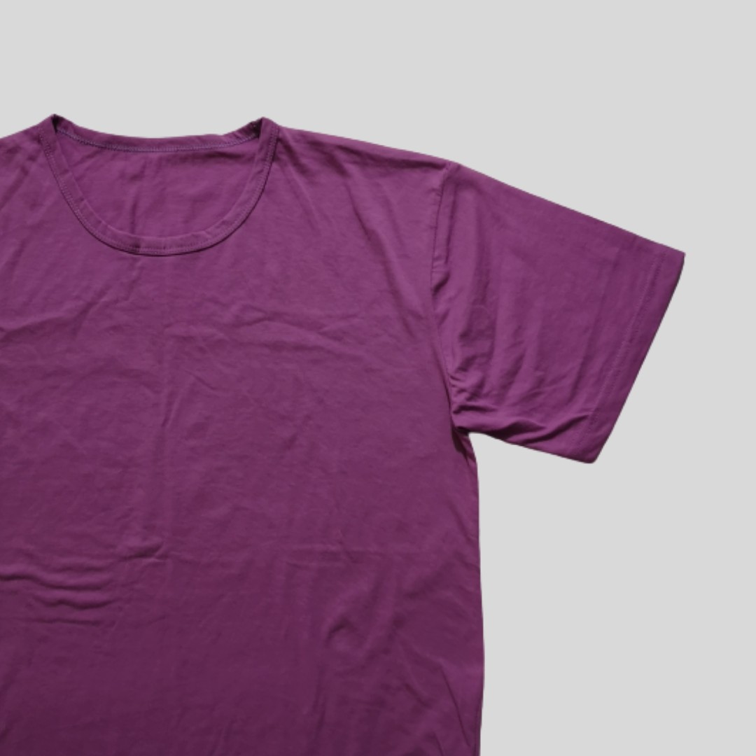 plain purple shirt