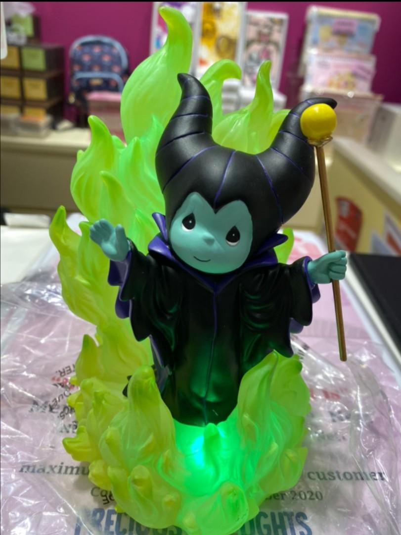 REDUCED Precious Moments Disney Maleficent With Green Flames LED Figurine Hobbies Toys Toys Games on Carousell