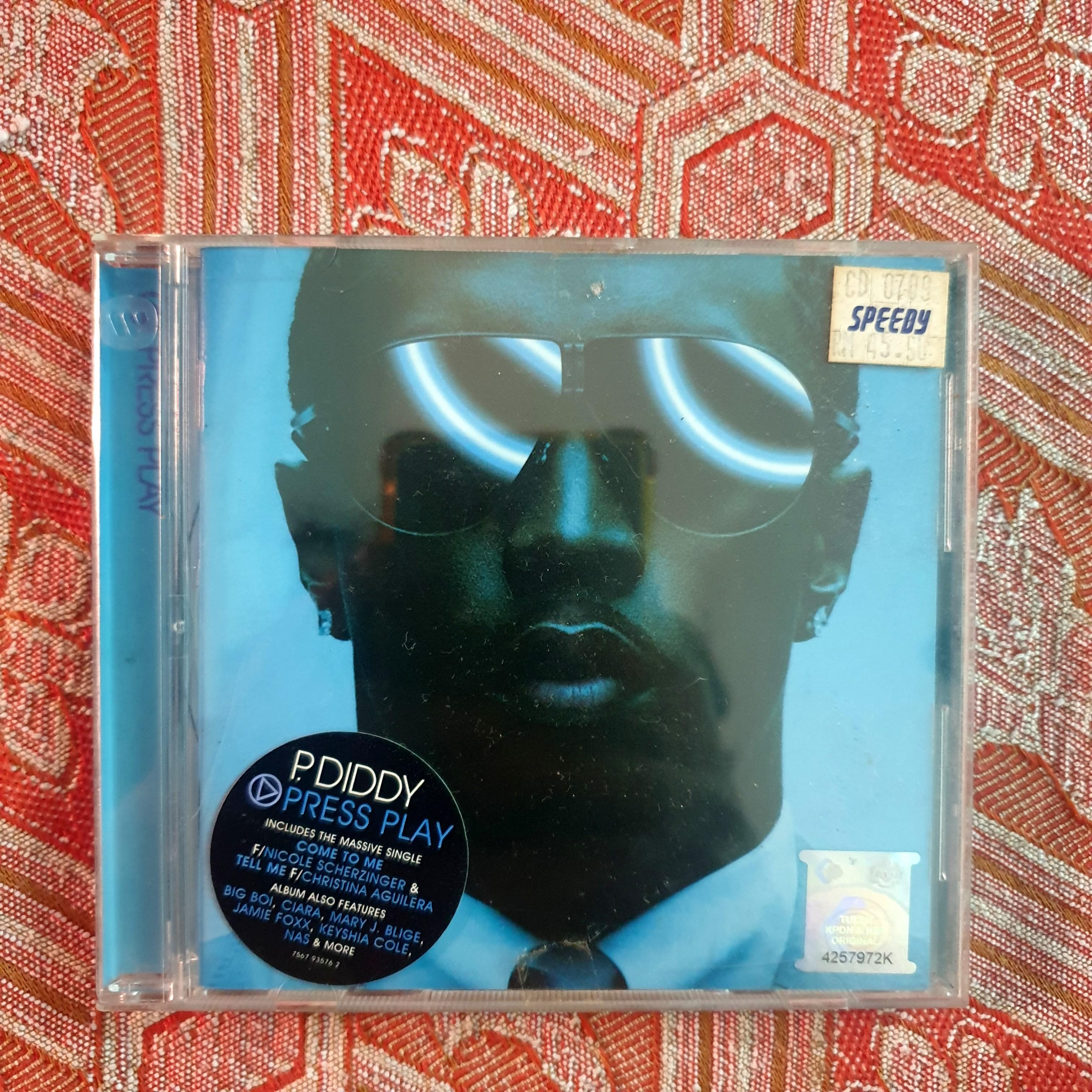 Puff Daddy / Puff Diddy / P. Diddy Press Play - Sealed Japanese Promo CD  album (CDLP) (541888)