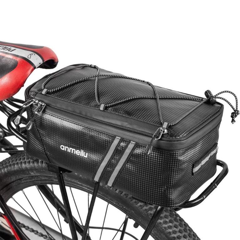 bike trunk bag with panniers