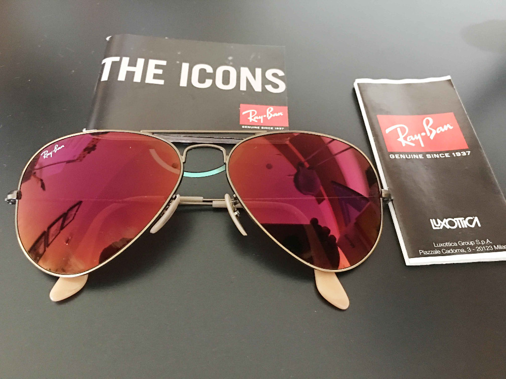 rayban aviator sunglasses (icon series), Women's Fashion, Watches &  Accessories, Sunglasses & Eyewear on Carousell