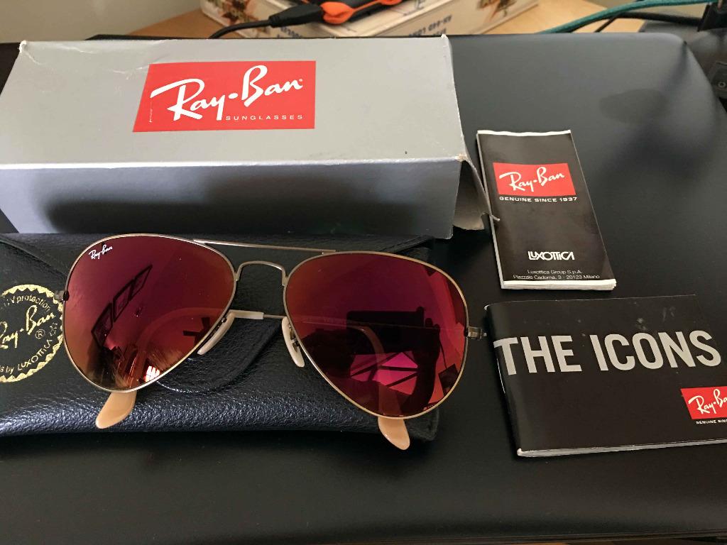 rayban aviator sunglasses (icon series), Women's Fashion, Watches &  Accessories, Sunglasses & Eyewear on Carousell