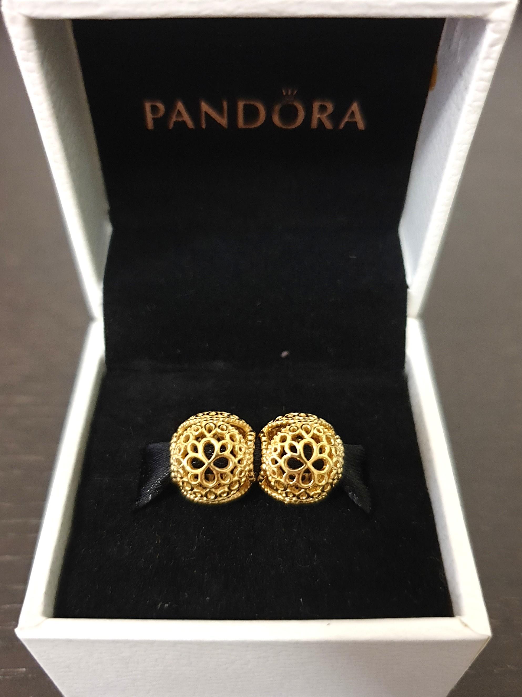 Pandora Shine Openwork Flower Charm 