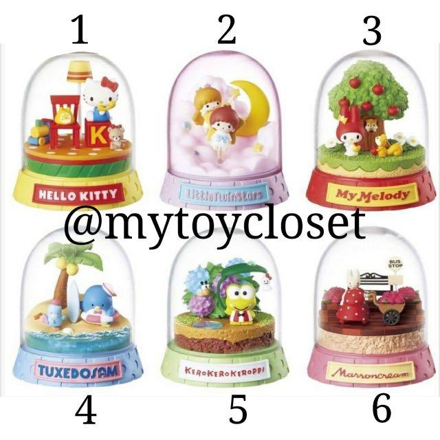 Sanrio Hello Kitty Little Twin Stars My Melody Tuxedosam Penguin Kerokerokeroppi Keroppi Frog Marroncream Rabbit Terrarium Re Ment Rement Figurine Cake Topper Christmas Birthday Party Gift Hobbies Toys Toys Games On
