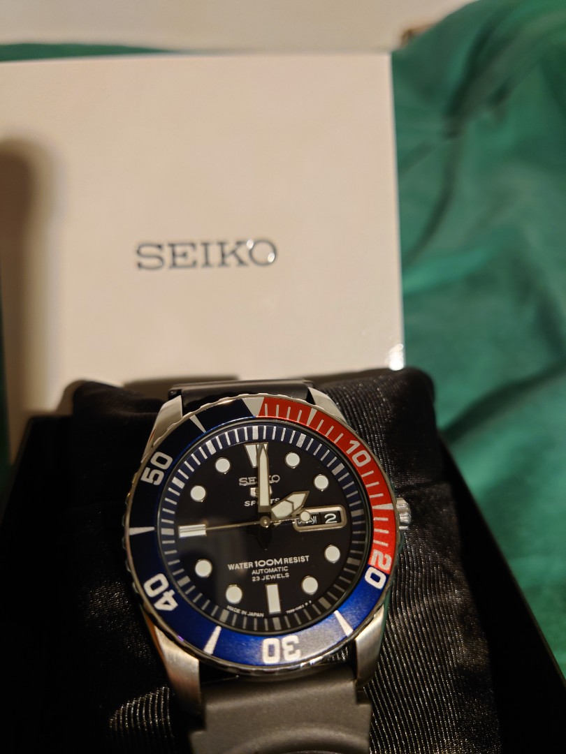 Seiko 5 Sports Automatic Watch (7S36C), Luxury, Watches on Carousell