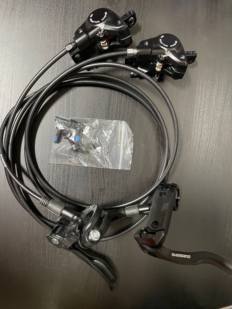 Shimano Deore M505 Hydraulic disc brake set, Sports Equipment, Bicycles & Parts, Parts