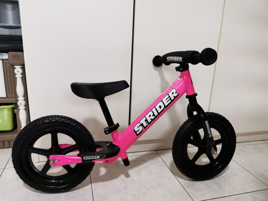 strider 12 sport pink