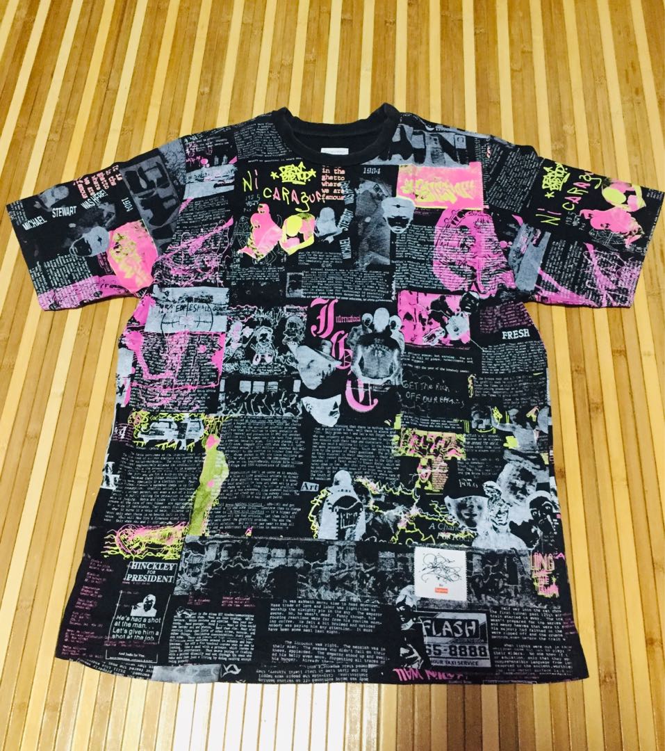 Supreme all over print tee outlet
