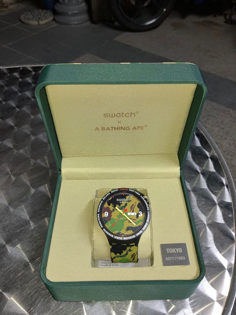 Swatch bape deals prix