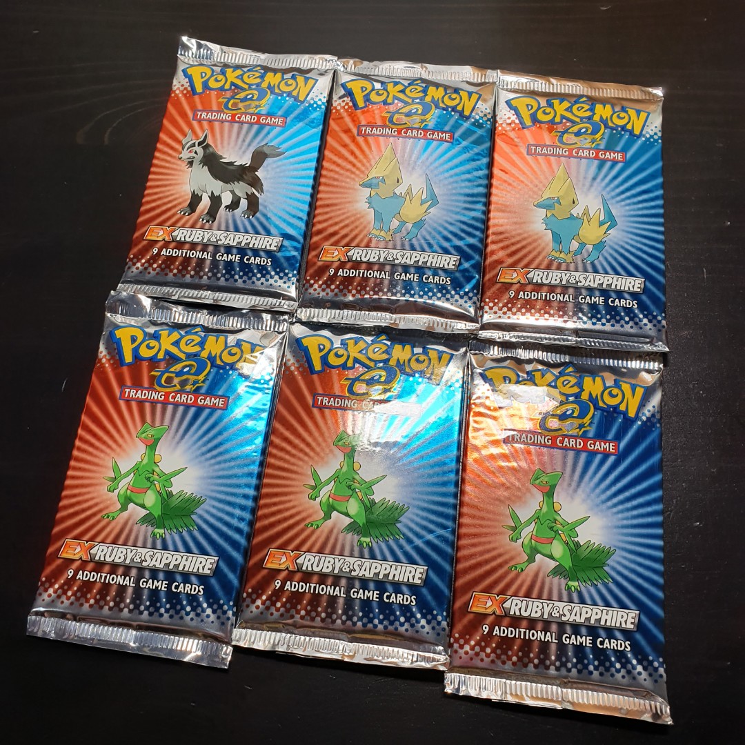 Unweighed EX Ruby & Sapphire Booster Pack (Pokemon Sealed Product
