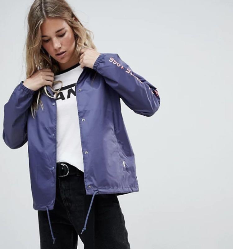 Vans coach jacket womens clearance