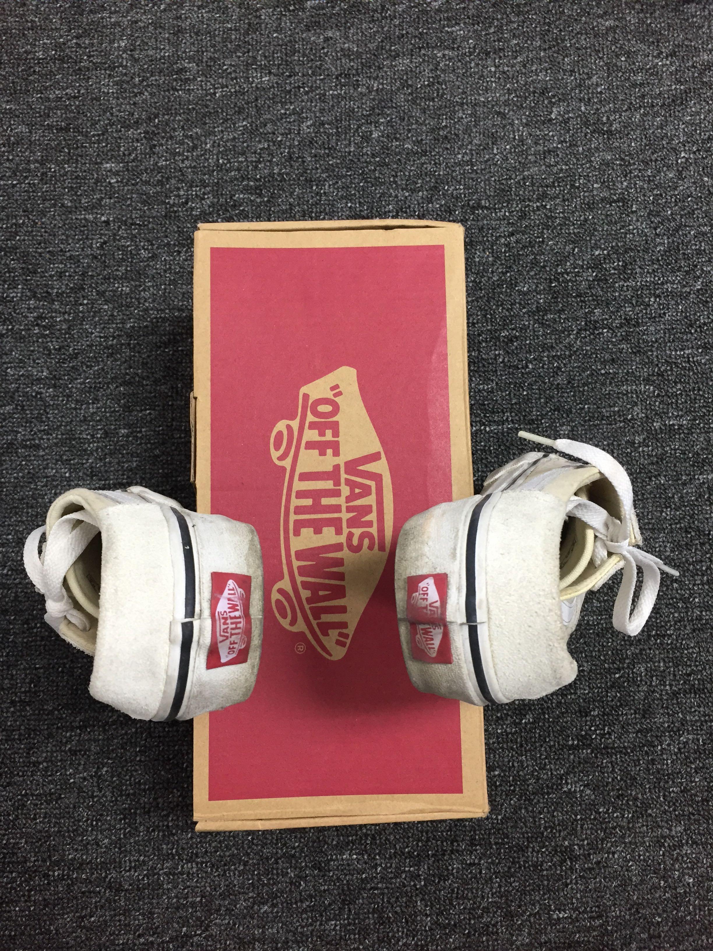 vans old skool mule white