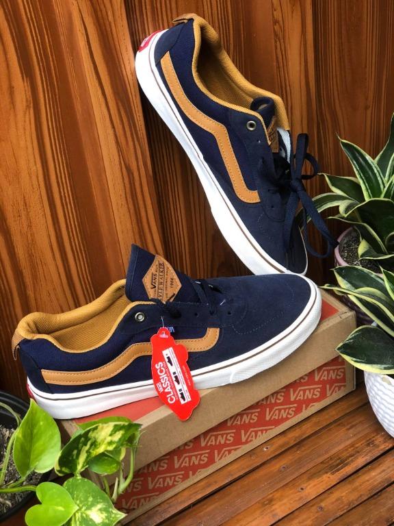 Vans blue and gold Sale