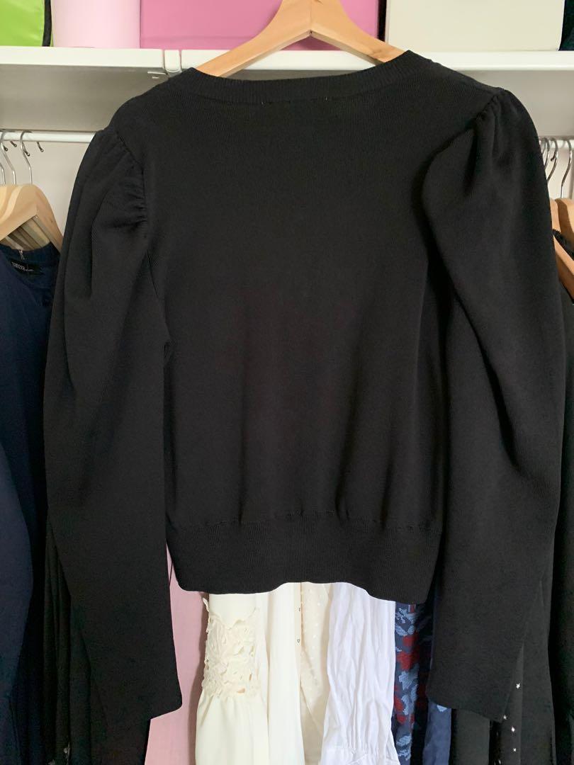 Puff sleeve shop sweater zara