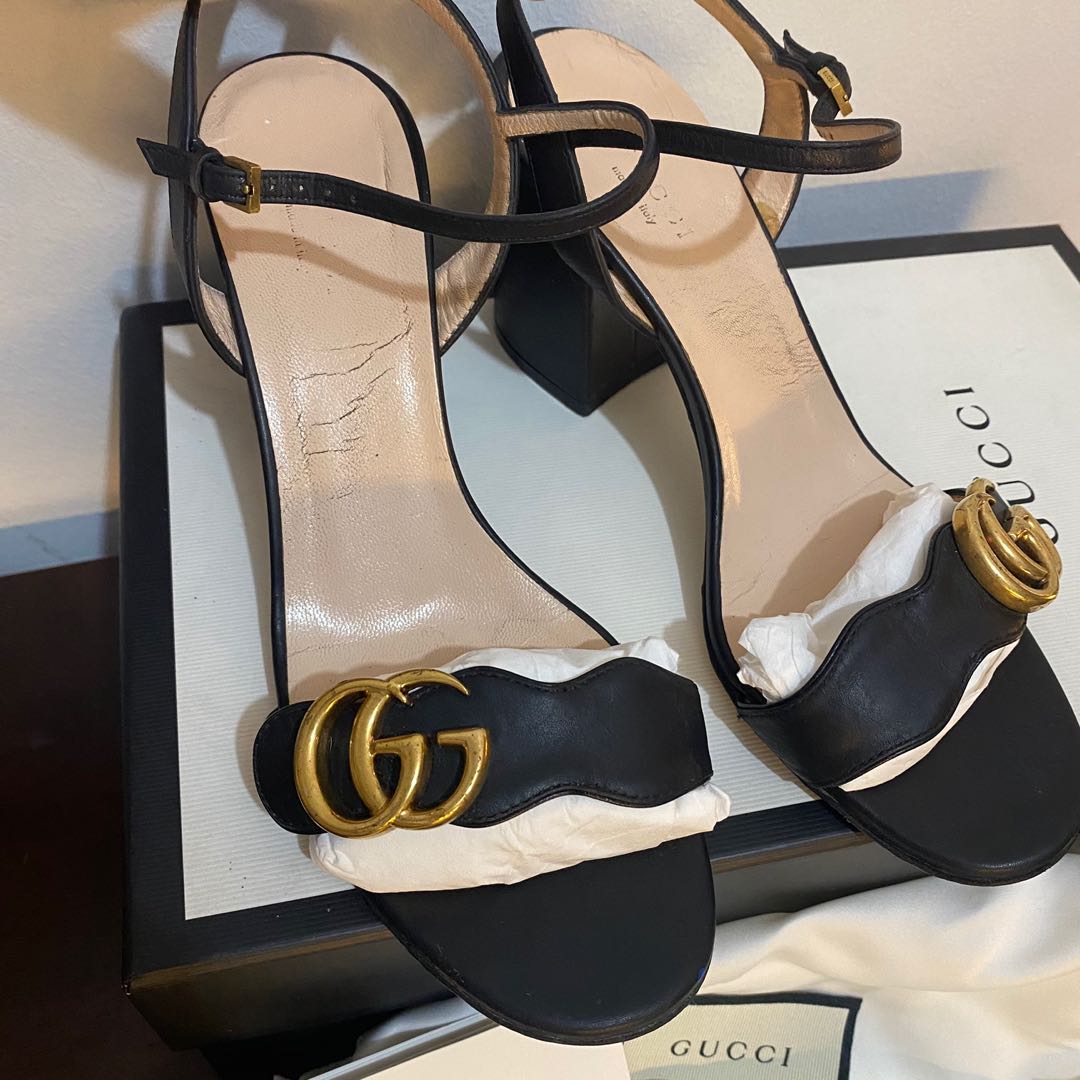 Besiddelse rulletrappe afsked 100% Authentic Gucci Shoes (Heels/Sandals), Women's Fashion, Footwear, Heels  on Carousell