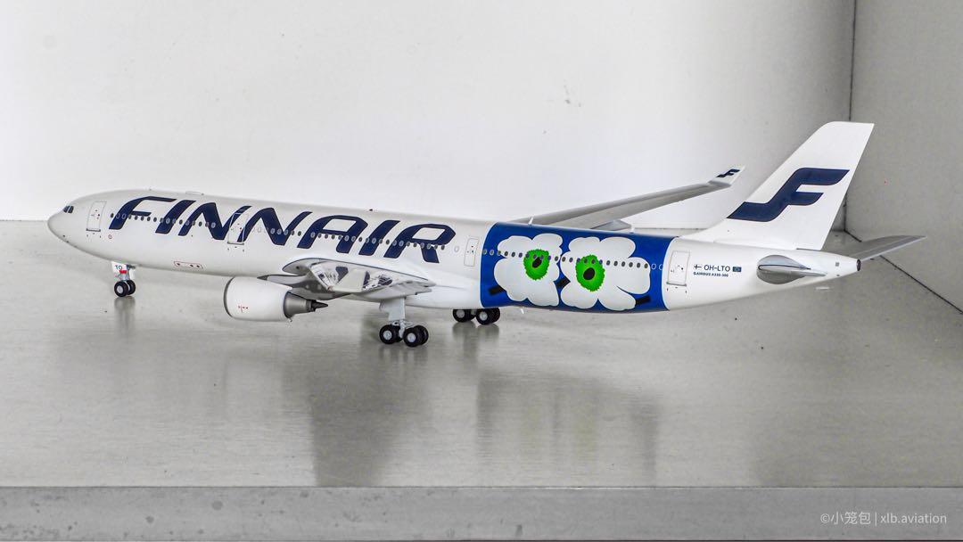 FINNAIR A330-300 1/200 わけあり品 スタンド無し 寝っ転が 金属製