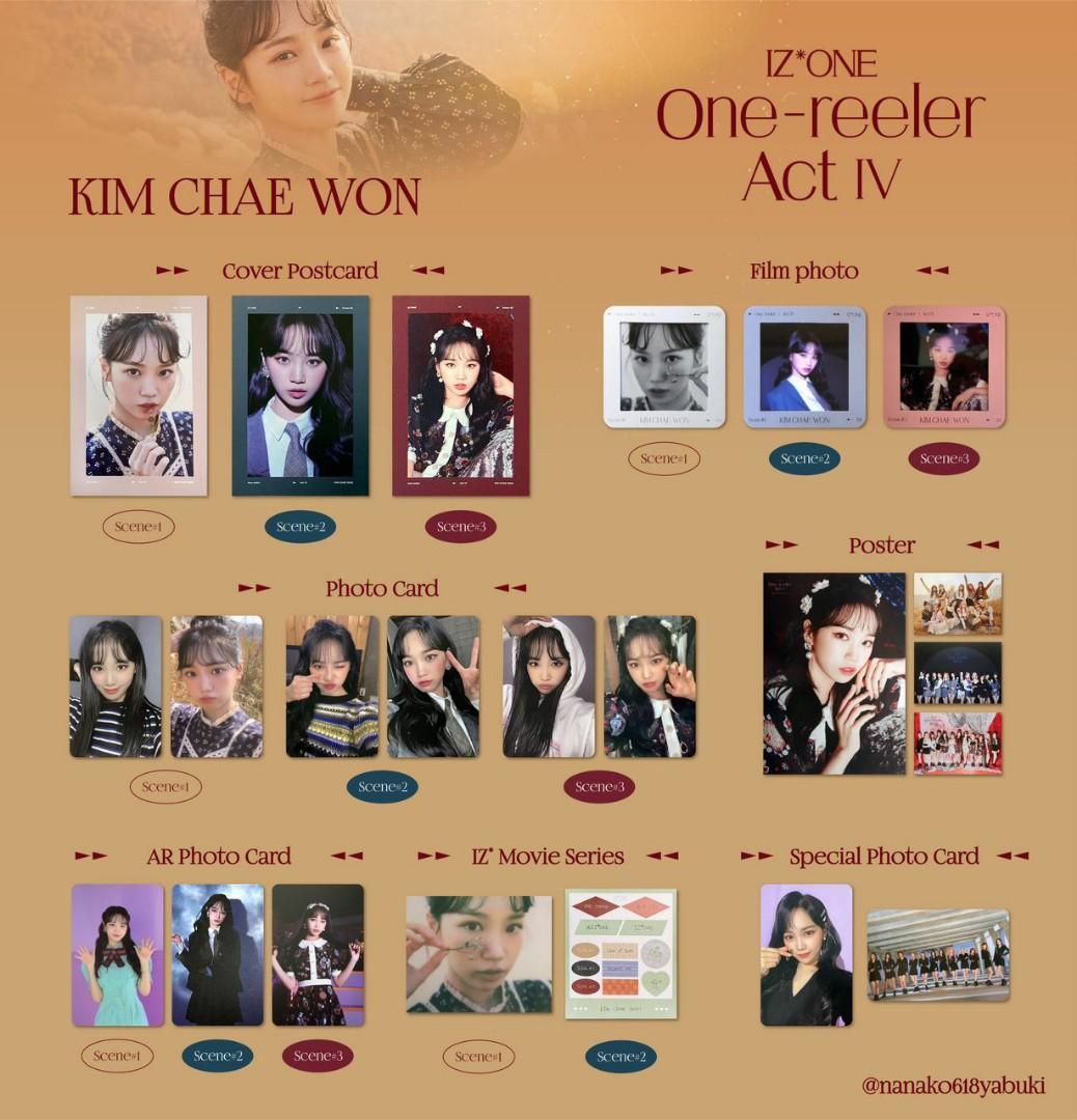 [ EARLY WTT/LF/WTB ] minju chaewon yujin one reeler album photocards