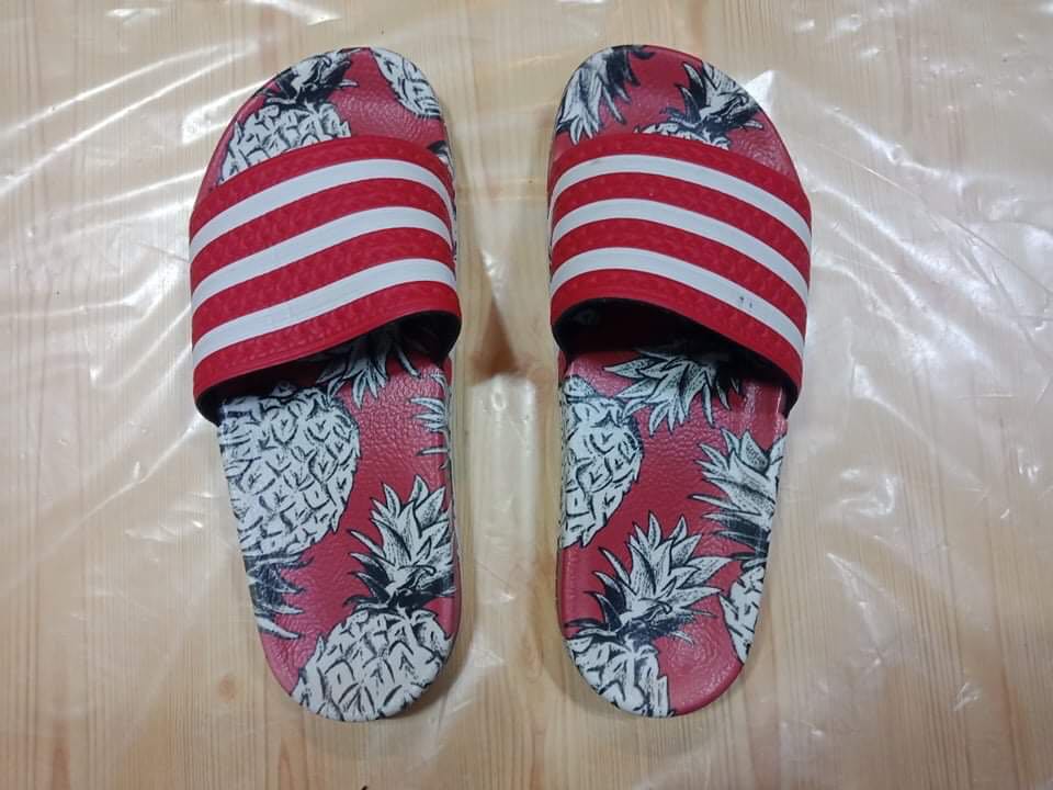 Adidas cheap pineapple slides