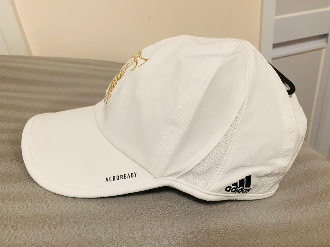 Adidas x Tinman Elite running white cap aeroready hat, 男裝, 運動