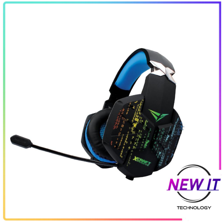 ALCATROZ BT/WIRED ANALOG 3.5MM GAMING 2.1 XCRAFT HP GOLD 8000 HEADSET