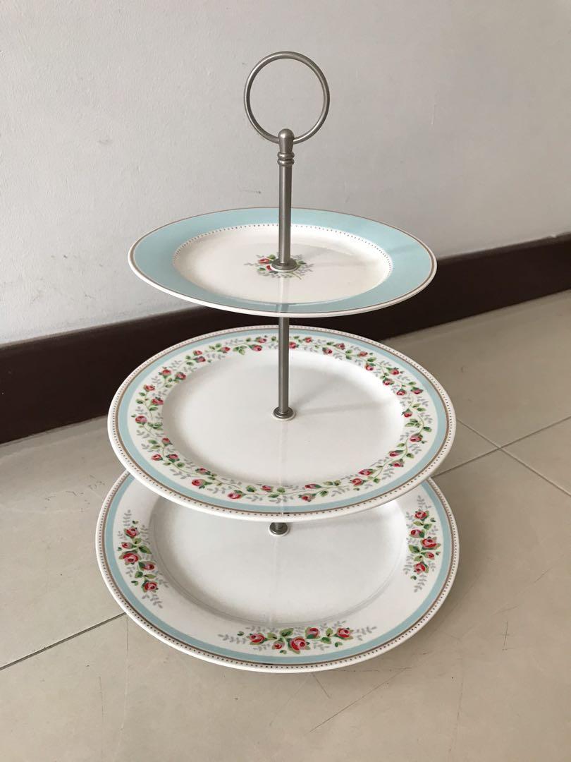 Authentic Cath Kidston cake stand, Furniture & Home Living, Kitchenware