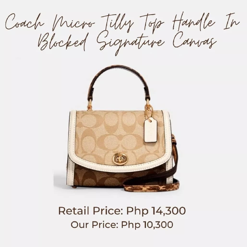Coach best sale micro tilly