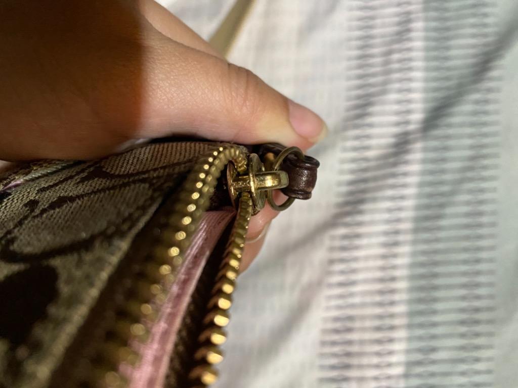 Coach bag zipper new arrivals