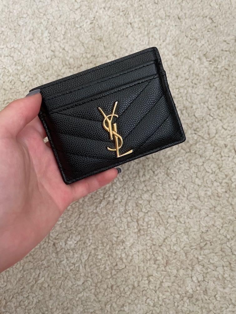 Authentic YSL Card Holder (QYOP)