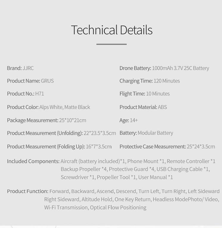 Jjrc store h71 manual