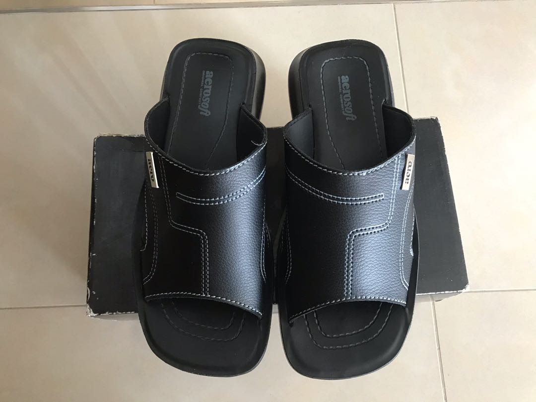Brand New Men Aerosoft Slide Sandals Men s Fashion Footwear