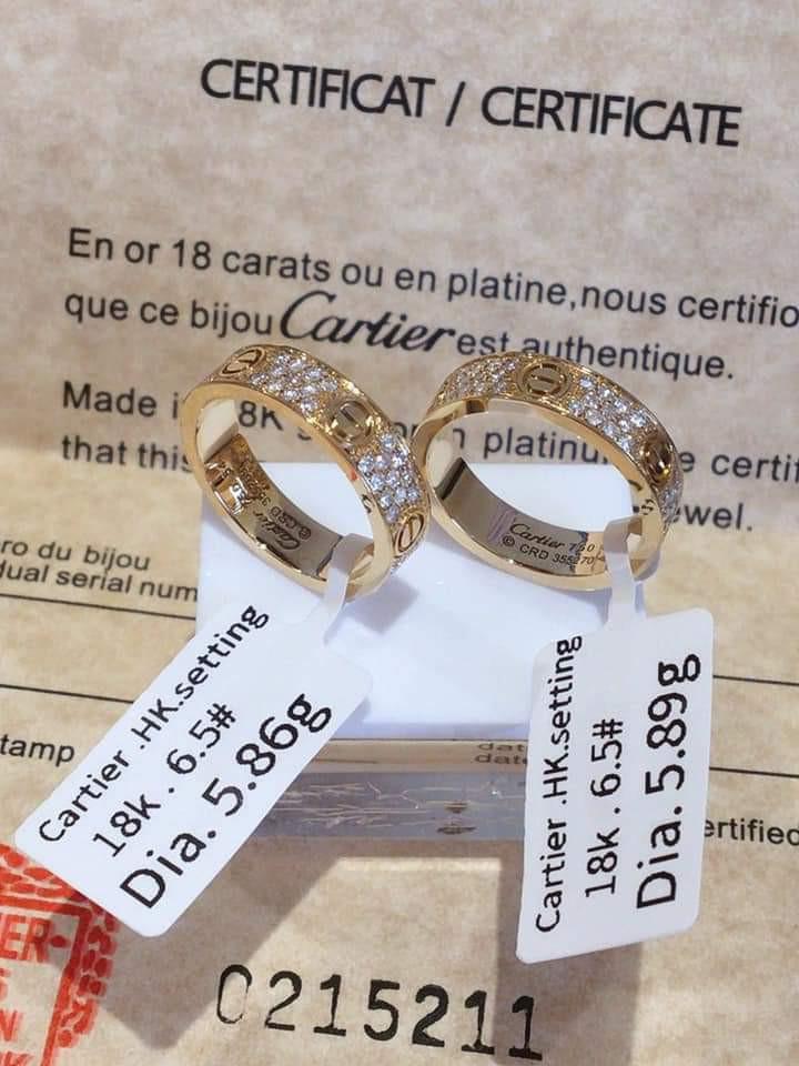 Cartier ring setting shop