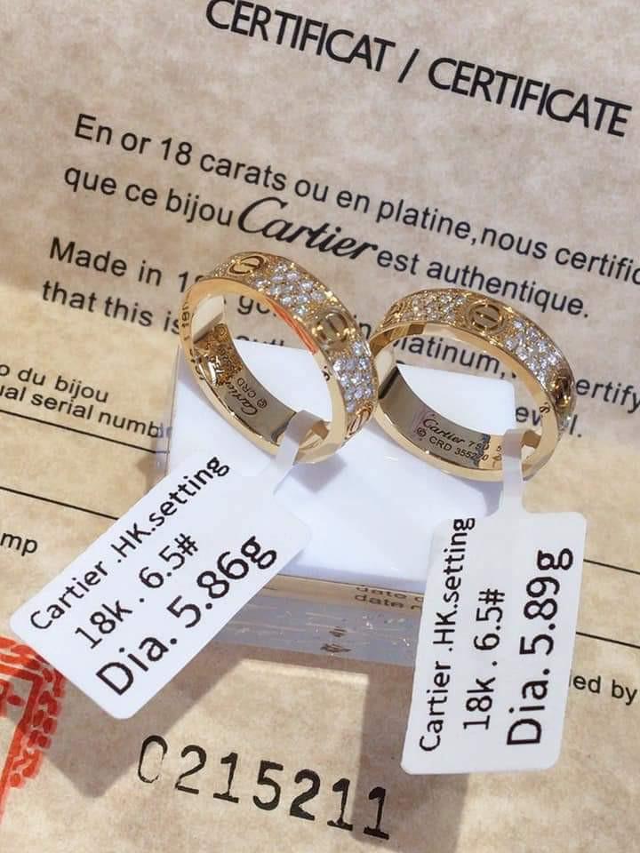 cartier ring setting