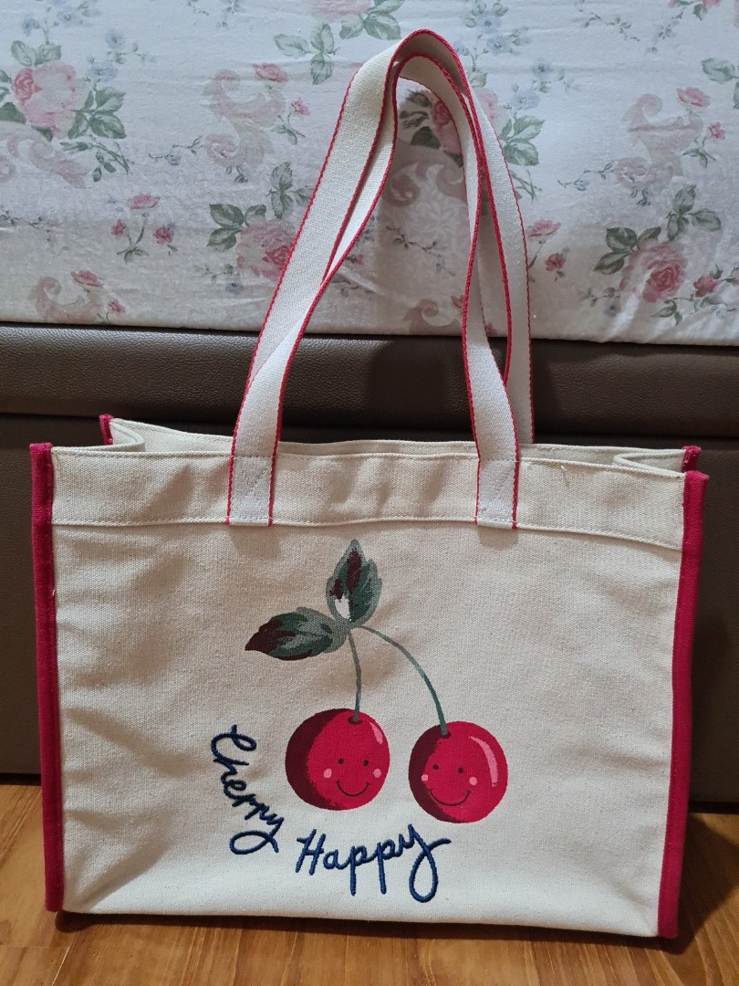 Cath kidston cherry bag authentic Luxury Bags Wallets on Carousell