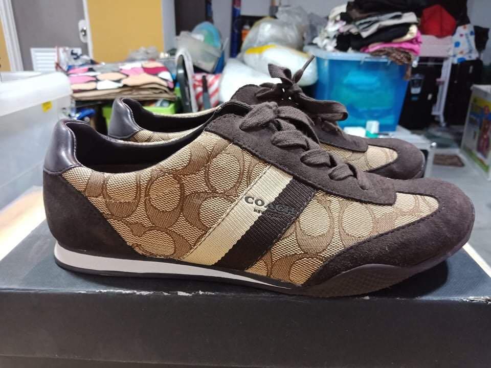 Coach kelson top outline womens sneaker