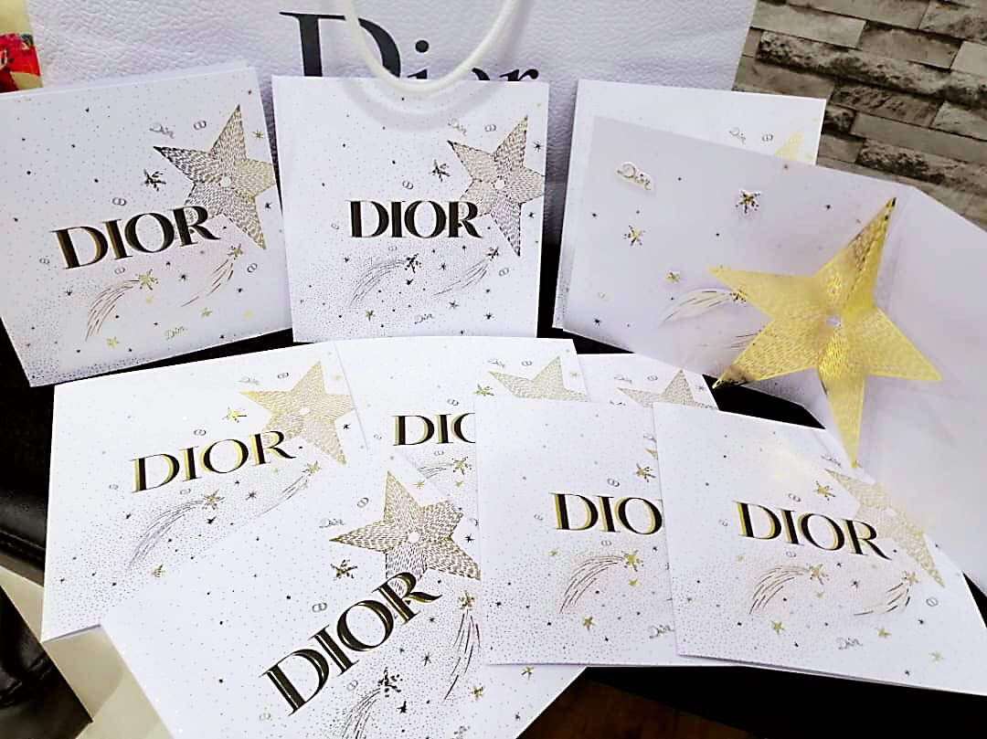 dior christmas card