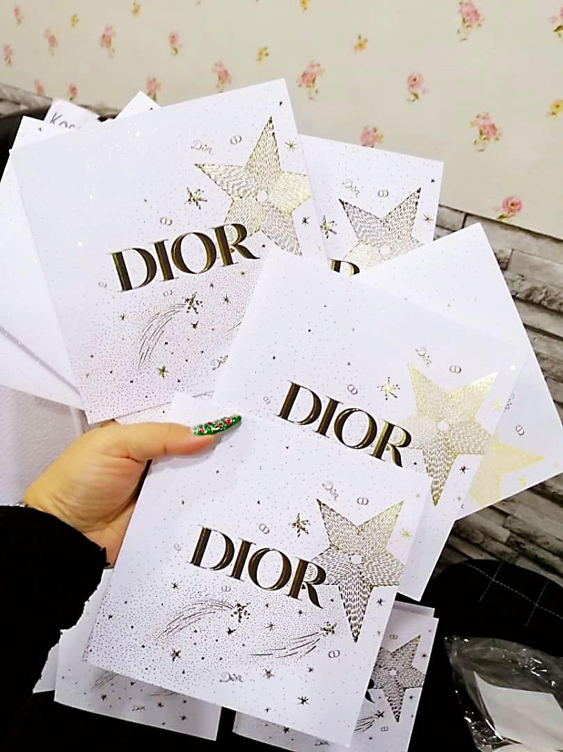 Dior 2020 Xmas Greeting Cards, Hobbies & Toys, Stationery & Craft,  Occasions & Party Supplies on Carousell