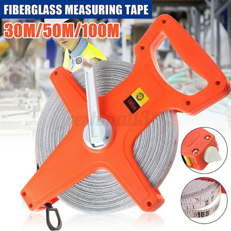 Direct Delivery Botao Fiberglass Nylon Measuring Surveyor Tape Farm Land Lot Area Distance Square Meter Measure Ruler Commercial Industrial Construction Tools Equipment On Carousell