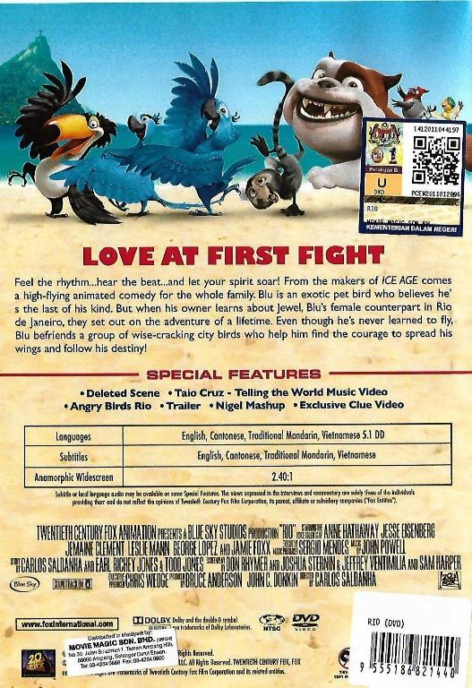 Rio 1 full clearance movie in english