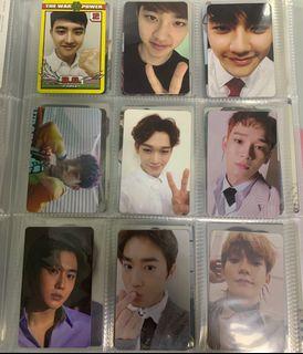 exo official photocards pc