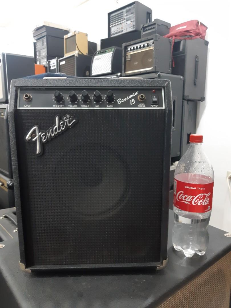 FENDER BASSMAN 15 BASS AMP Hobbies Toys Music Media CDs