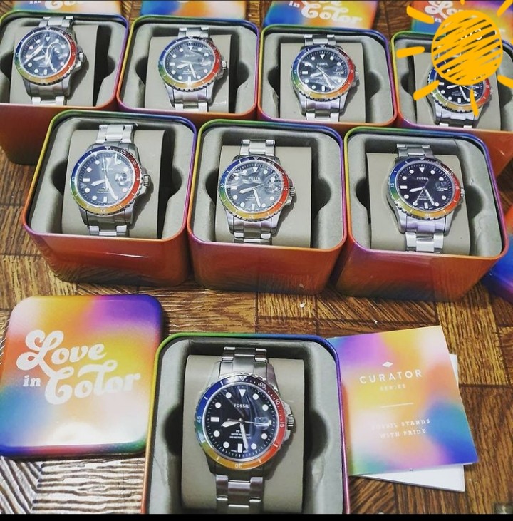 Pride fossil deals watch