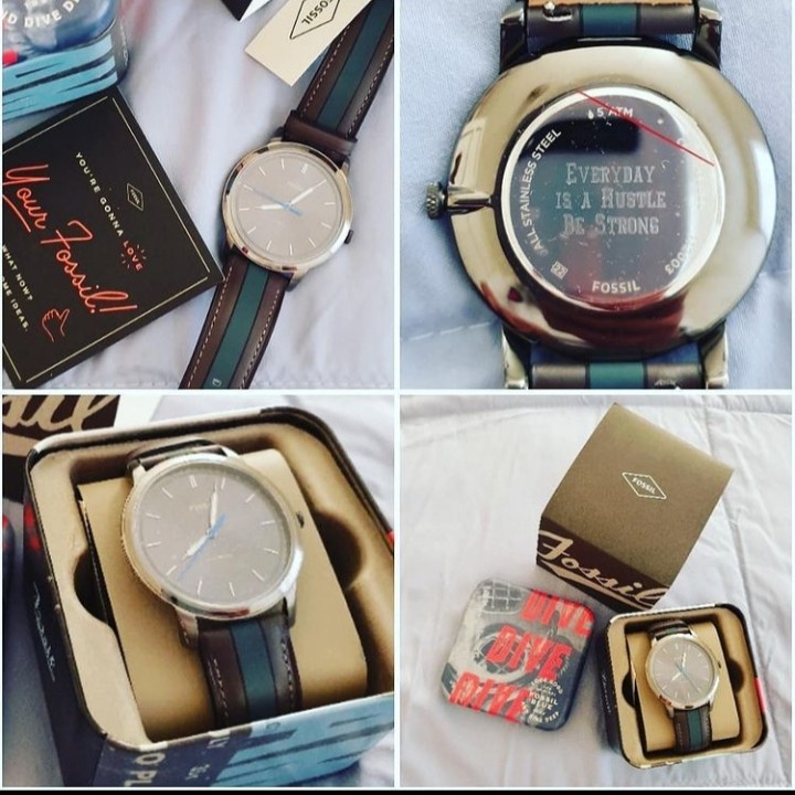 Fossil Verse Engraved, Men's Fashion 