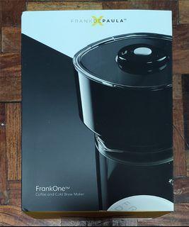Coffee Maker: FrankOne™ – Cold Brew and Coffee in Seconds, Black, New and Unopened