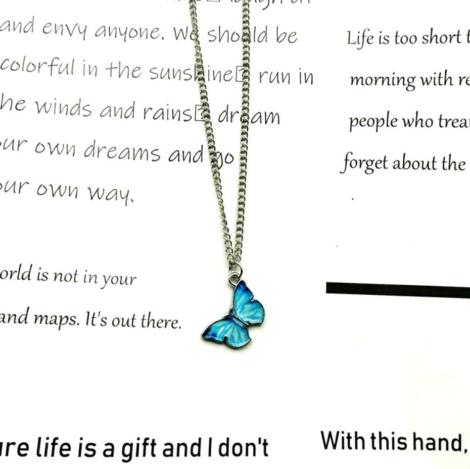 Jennie sales butterfly necklace