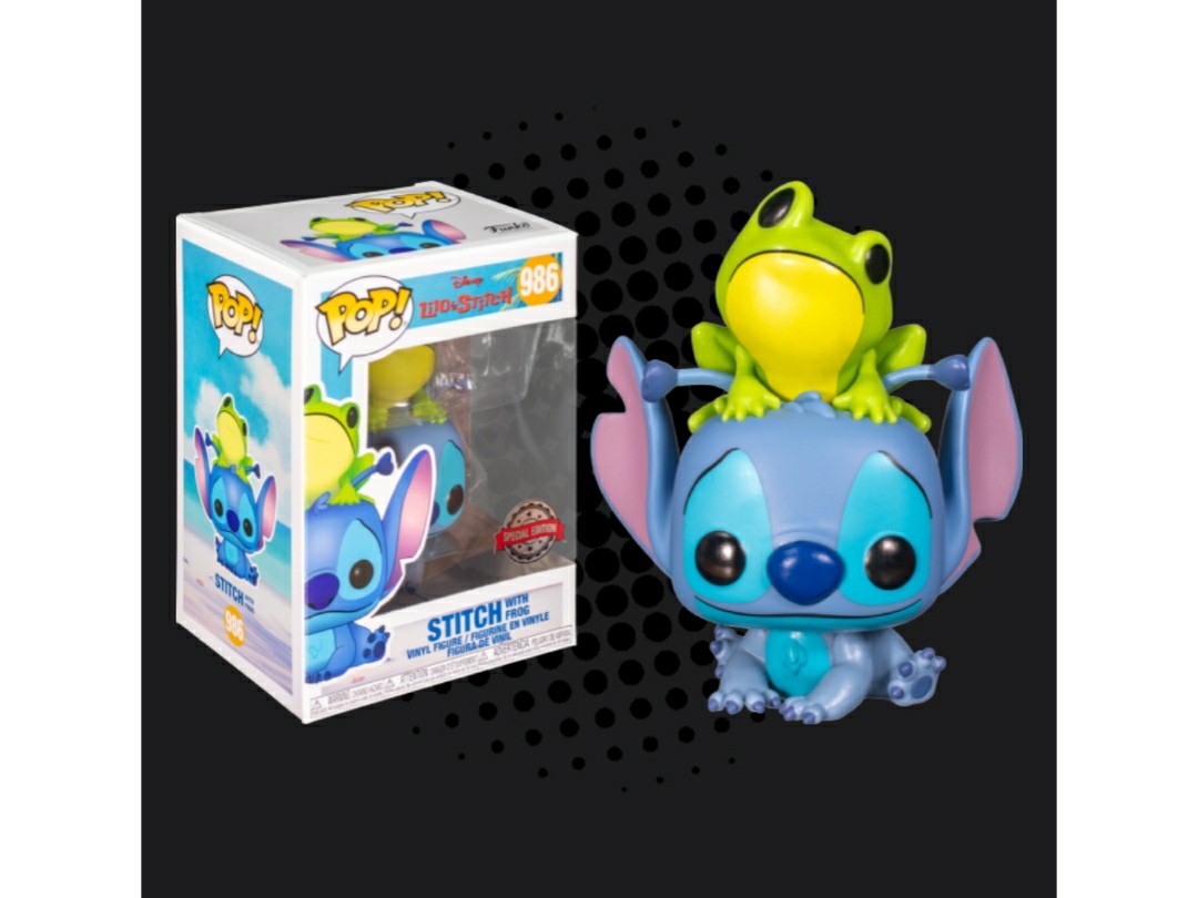 Stitch with Frog Special Edition 986 Figure, Disney Lilo & Stitch Figure