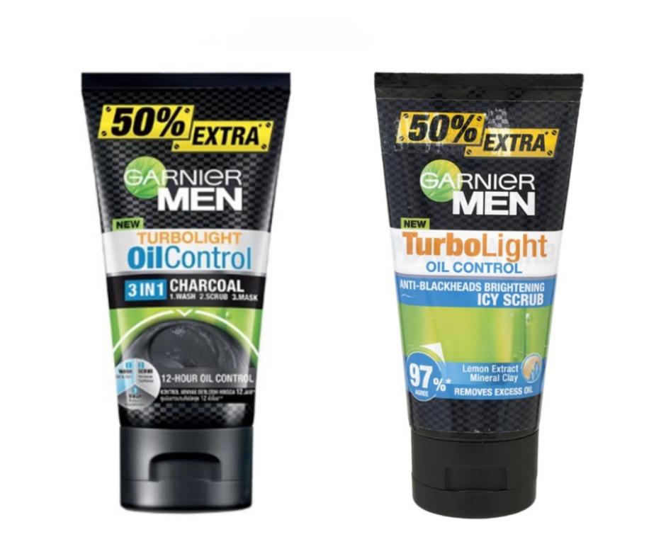garnier turbo light face wash